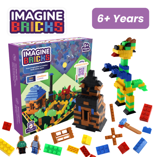 Imagine Bricks | Building Blocks Set | Build Unique Designs | 6+ Years