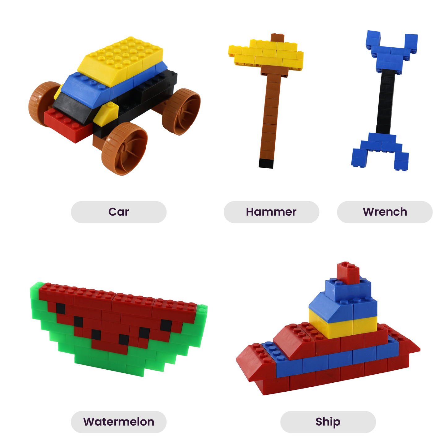 Imagine Bricks | Building Blocks Set | Build Unique Designs | 6+ Years